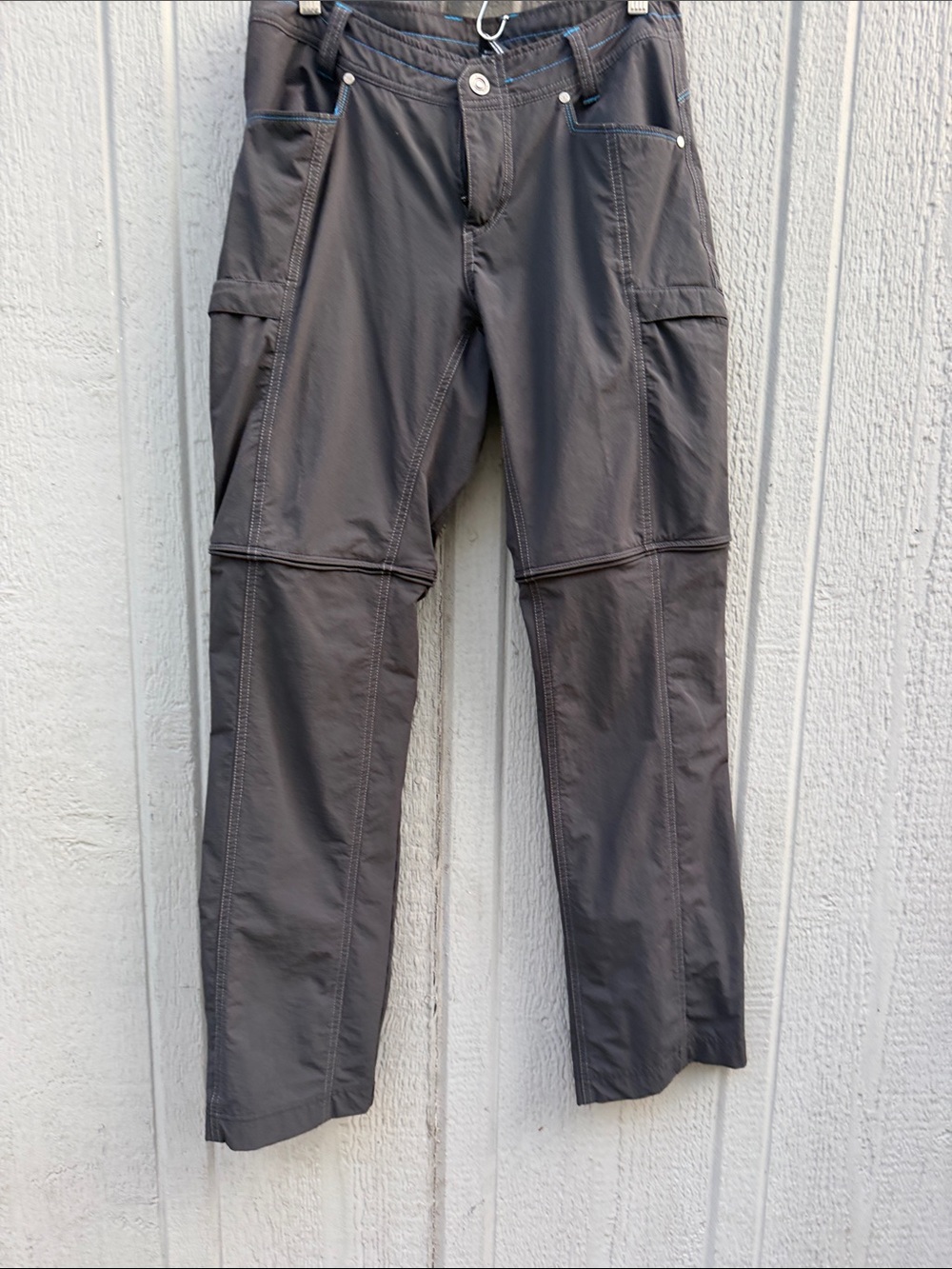 Kuhl Womens Convertible Hiking Black Pants Size: 8